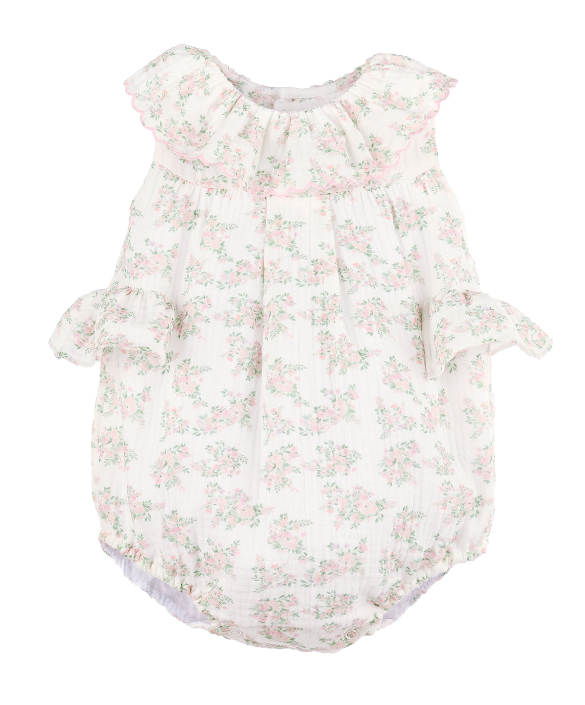 Pink Floral Bluffs Ruffle Bubble