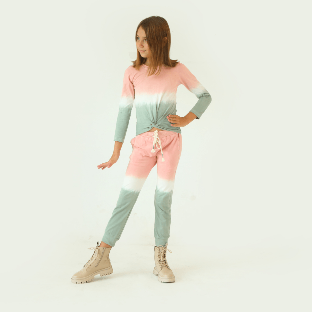 Joyous and Free Joyous and Free Dip Dye Zuma Pant 64H559J22-PNK - Little Miss Muffin Children & Home