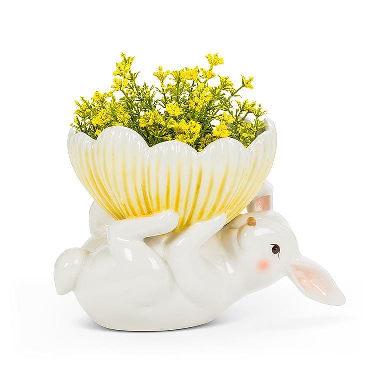 Abbott Abbott Rabbit with Flower Planter - Little Miss Muffin Children & Home