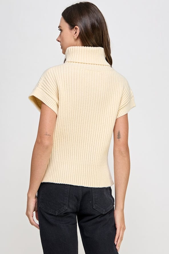 Ellison Ellison Sleeveless Turtle Neck Sweater - Little Miss Muffin Children & Home