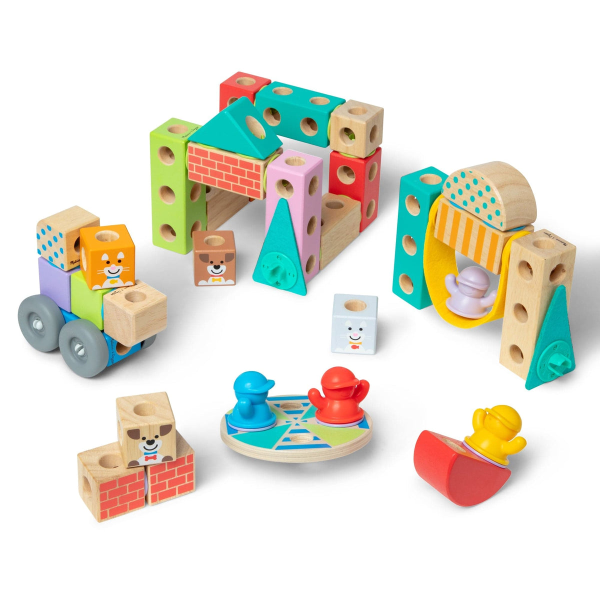 Melissa & Doug Melissa & Doug Blockables Town Play Set - Little Miss Muffin Children & Home