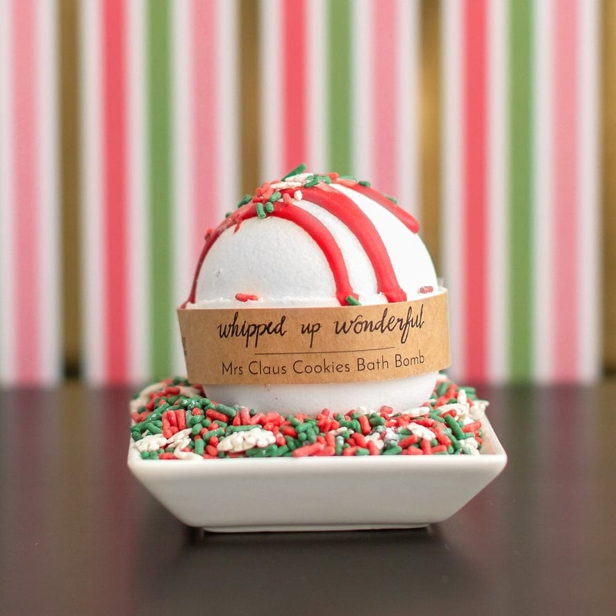 Whipped Up Wonderful Whipped Up Wonderful Mrs Claus Cookies Bath Bomb - Little Miss Muffin Children & Home