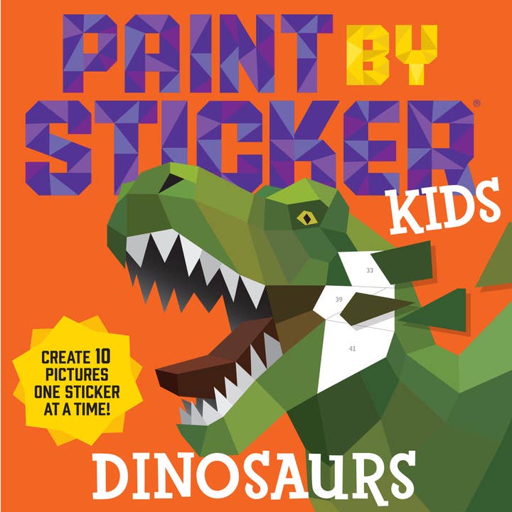 Paint by Sticker Kids: Dinosaurs