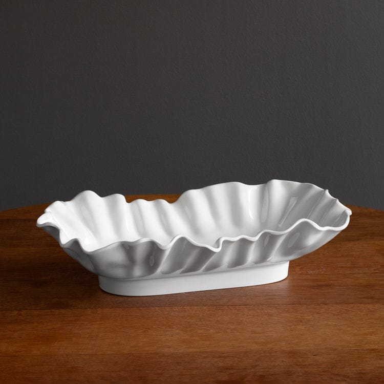 Beatriz Ball Beatriz Ball Vida Bloom XL Oval Bowl White - Little Miss Muffin Children & Home