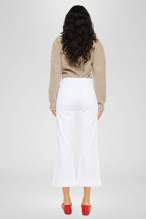 High Rise Relaxed Fit Cropped Flare Jeans