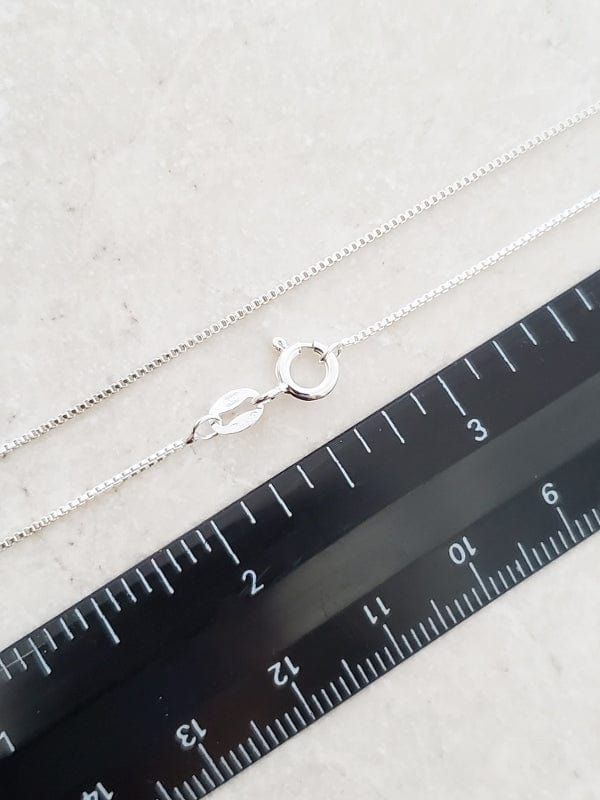Sosie Designs Sosie Designs Sterling Silver 18" Box Chain Necklace - Little Miss Muffin Children & Home