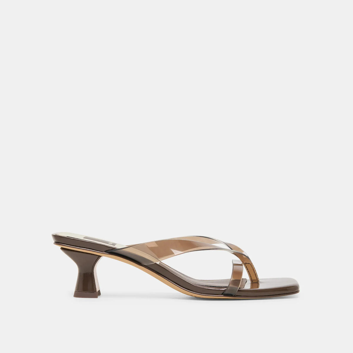 Brevel Heels in Dark Brown Jelly