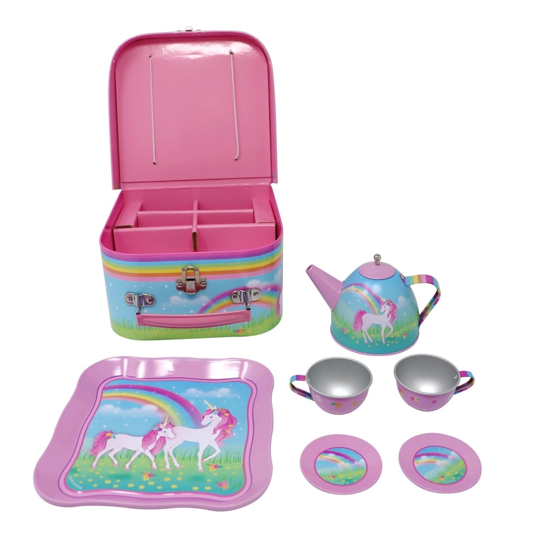 Pink Poppy Stardust Unicorn Tea Set