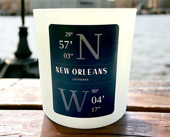 Southern Lights Southern Lights New Orleans Co-ordinates Candle 10oz - Little Miss Muffin Children & Home