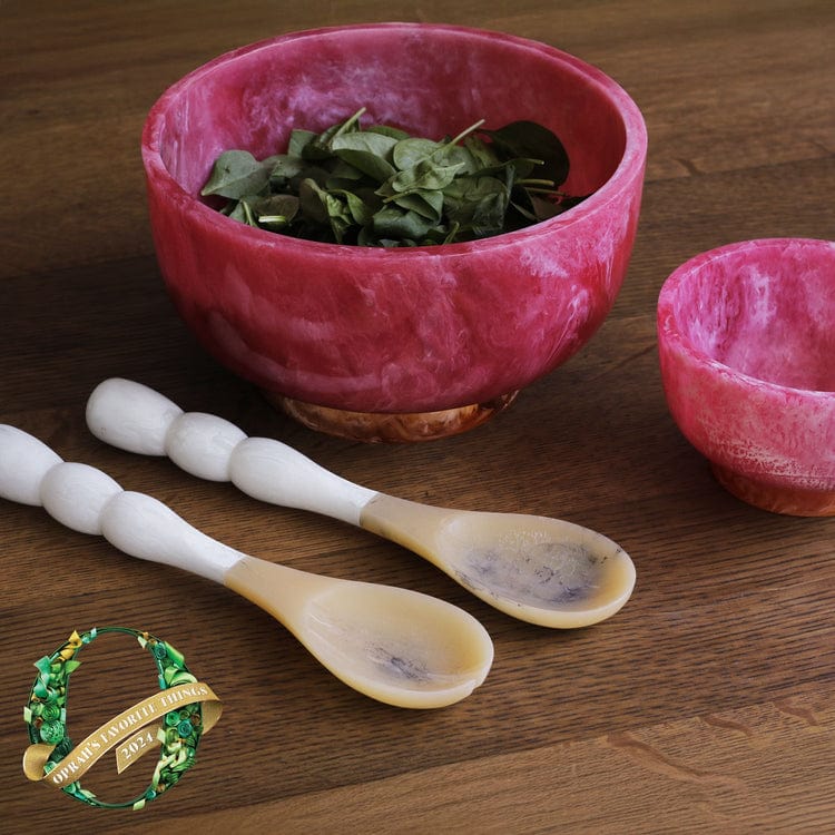 Beatriz Ball Beatriz Ball Rio Large Resin Bowl with Base, Pink & Orange - Little Miss Muffin Children & Home