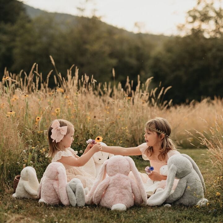 Bunnies by the Bay Bunnies By The Bay Sweet Nibble 16" Bunny, Pink - Little Miss Muffin Children & Home