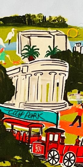 City Park Kitchen Towel