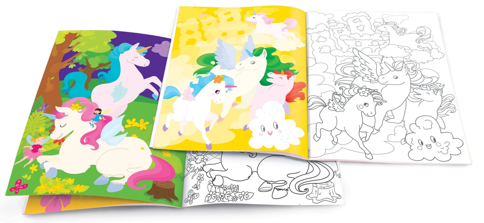 The Piggy Story The Piggy Story Dry Erase Coloring Book Unicorn Land - Little Miss Muffin Children & Home
