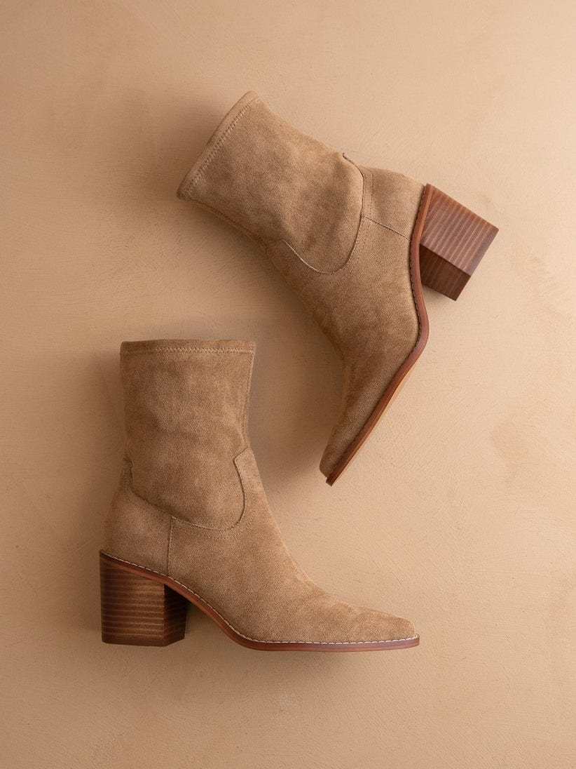 Oasis Society The Vienna Bootie in Latte - Little Miss Muffin Children & Home