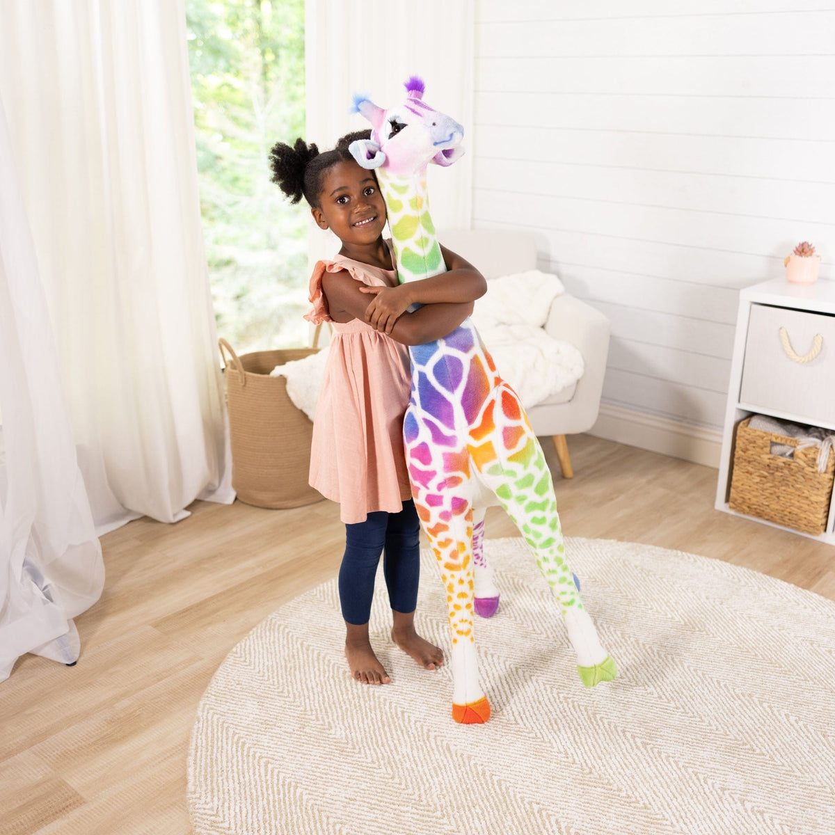 Melissa & Doug Melissa & Doug Rainbow Plush Giraffe 20th Birthday - Little Miss Muffin Children & Home
