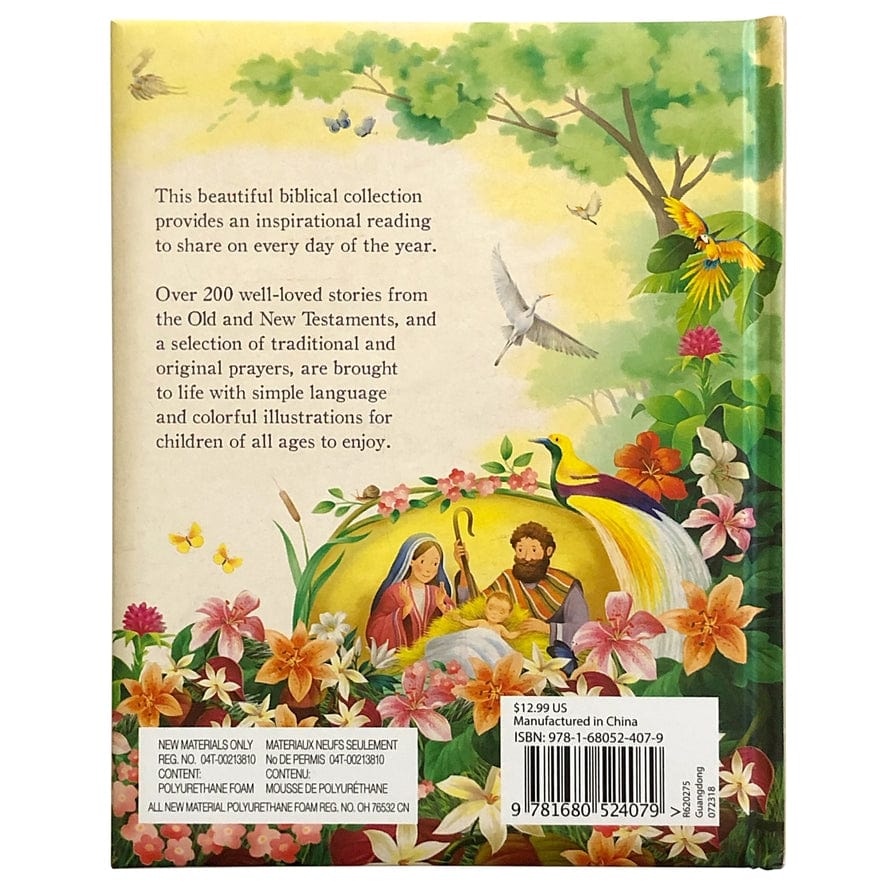 Cottage Door Press 365 Bible Stories and Prayers Religious Keepsake Book - Little Miss Muffin Children & Home