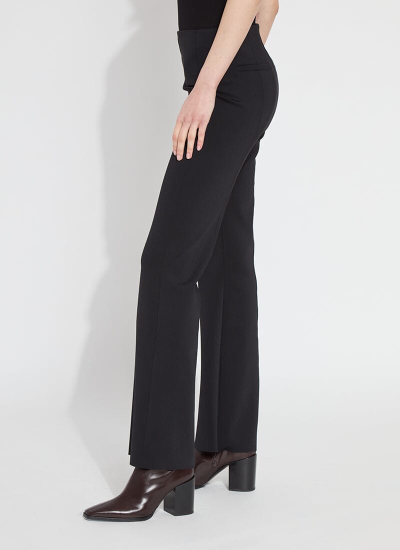 Lysse Spencer Hi Waist Neoprene Trouser in Black