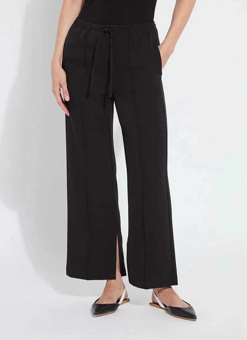 Genevieve Drawstring Trousers in Black by Lysse