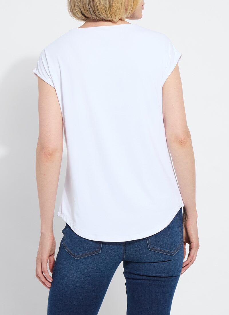 Lysse Lyssentials Top in White - Little Miss Muffin Children & Home