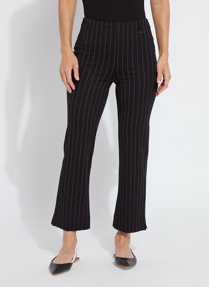 Baby Boot Ankle Pant in Soft Soothing Stripe by Lysse