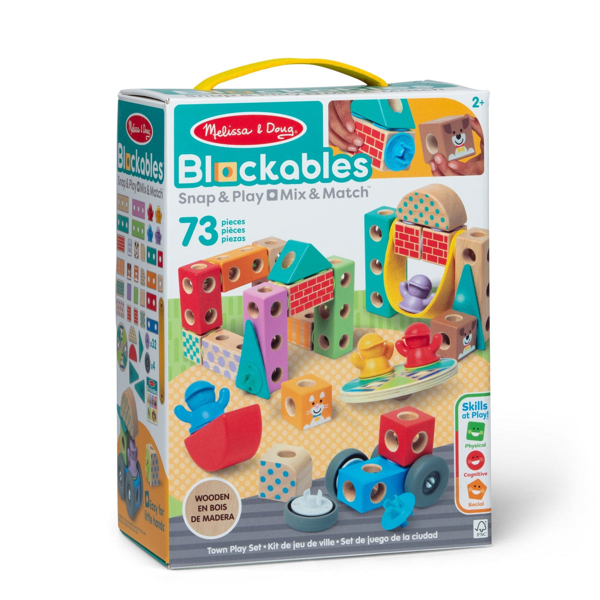 Melissa & Doug Melissa & Doug Blockables Town Play Set - Little Miss Muffin Children & Home