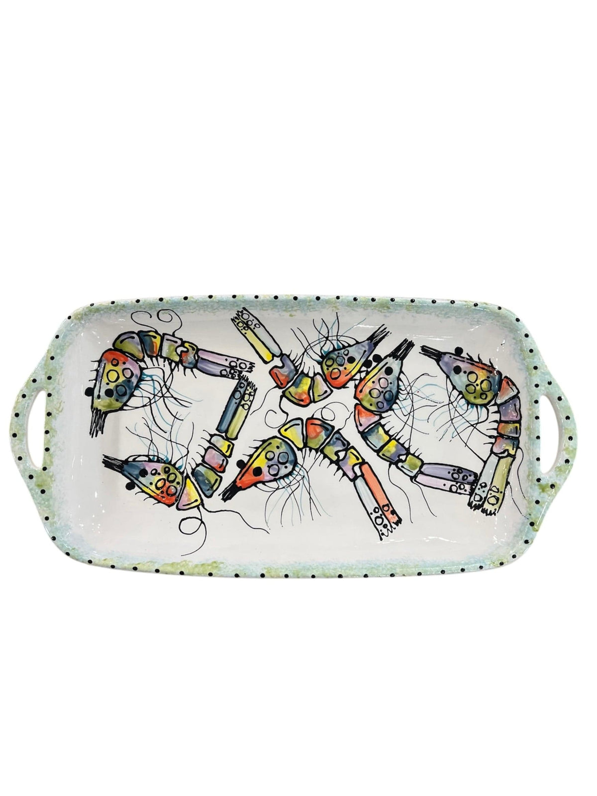 Jan Salzer Art Jan Salzer Rainbow Shrimp Tray - Little Miss Muffin Children & Home