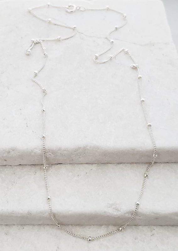 Sosie Designs Sosie Designs Sterling Silver 16" and 18" Satellite Beaded Chain Necklace - Little Miss Muffin Children & Home