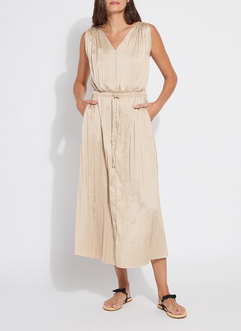 Lysse The Packable Pleated Dress in Chablis - Little Miss Muffin Children & Home