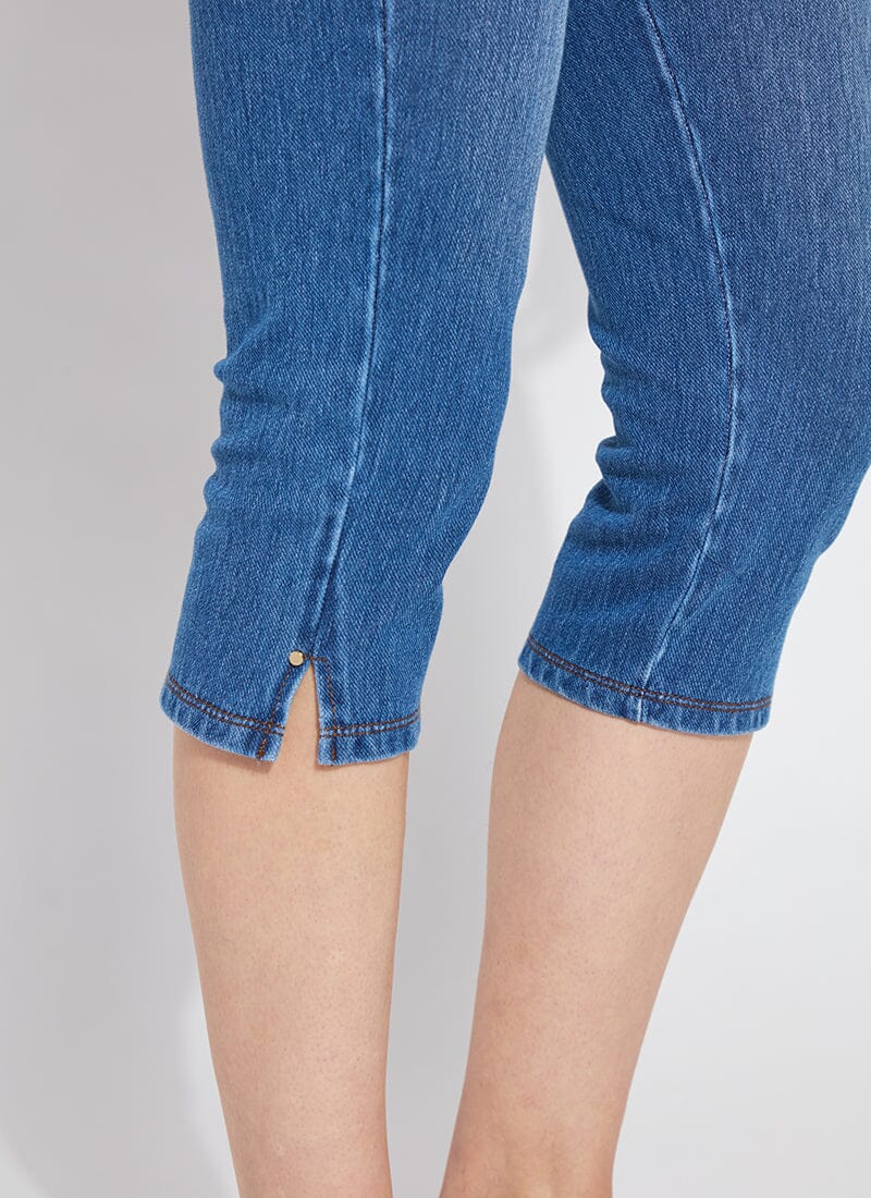 Lysse Granada Front Pocket Capri Denim (18.5" Inseam) Mid Wash - Little Miss Muffin Children & Home