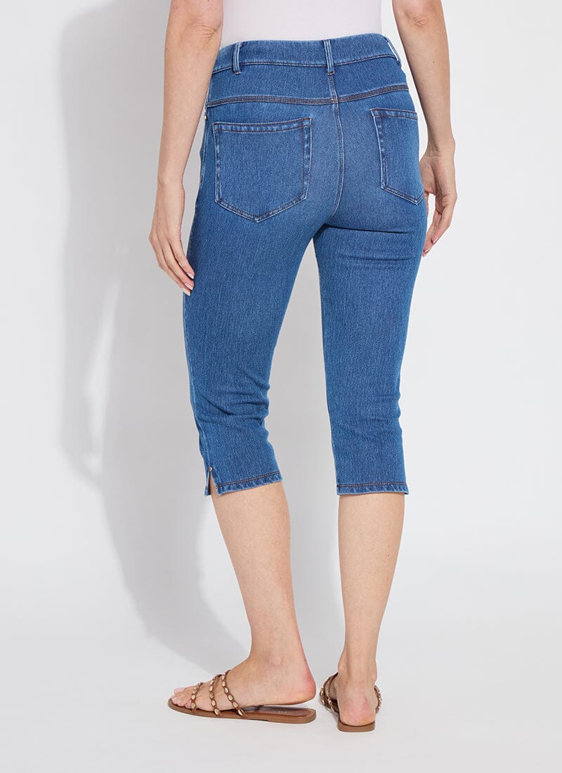 Lysse Granada Front Pocket Capri Denim (18.5" Inseam) Mid Wash - Little Miss Muffin Children & Home
