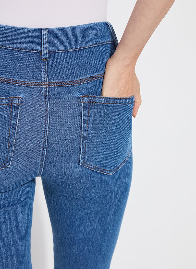 Lysse Granada Front Pocket Capri Denim (18.5" Inseam) Mid Wash - Little Miss Muffin Children & Home