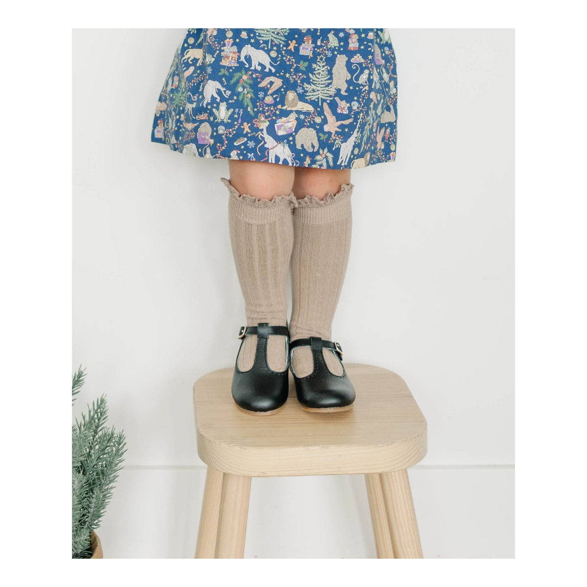 L'Amour Shoes L'Amour Eleanor T-Strap Flat in Black - Little Miss Muffin Children & Home