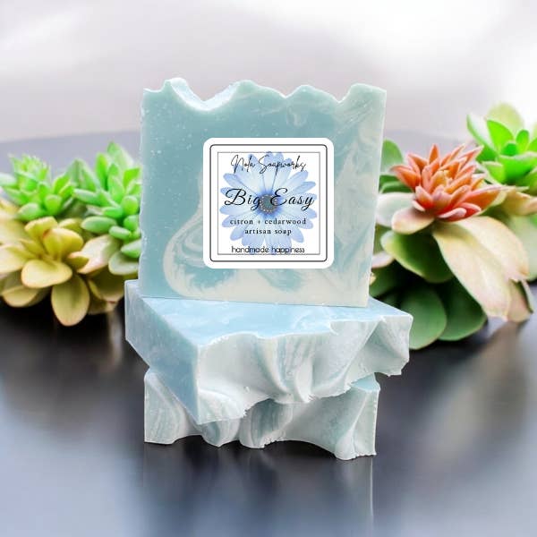 handmade blue sosp