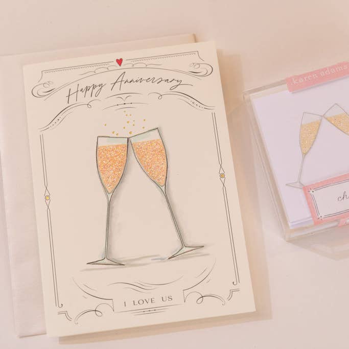 Karen Adams Designs Karen Adams Designs I Love Us Greeting Card - Little Miss Muffin Children & Home