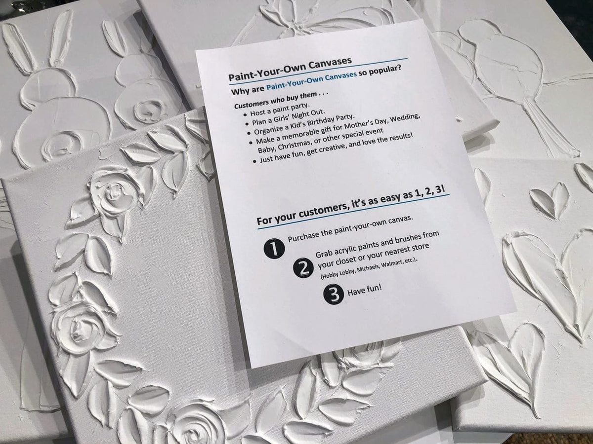 Coddiwomple Coddiwomple Paint Your Own Canvas Rainbow 8x10 - Little Miss Muffin Children & Home