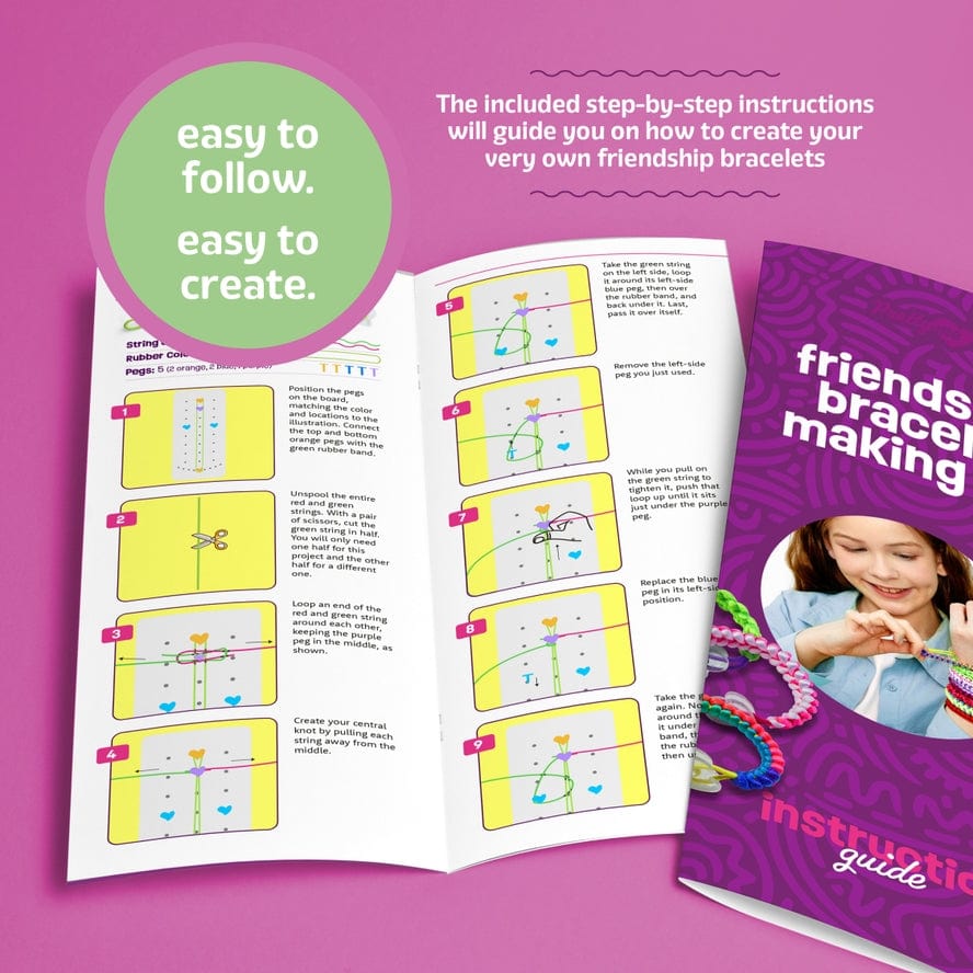 Dan&Darci Dan&Darci Pretty Me Friendship Bracelet Making Kit String Bracelets - Little Miss Muffin Children & Home