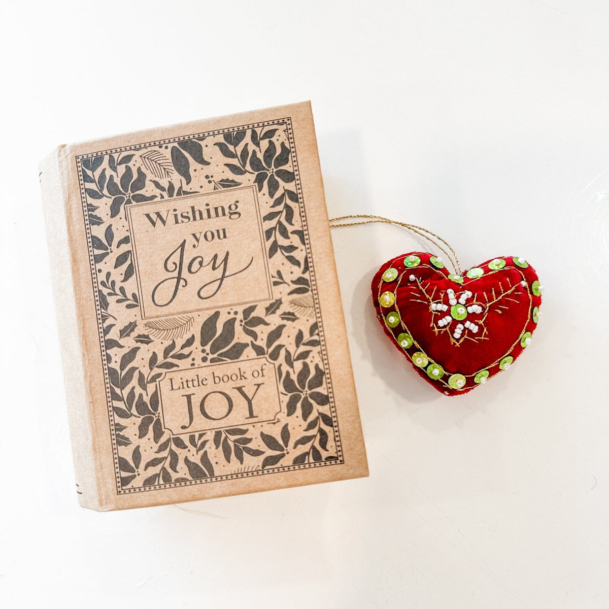 felt ornament with gift box
