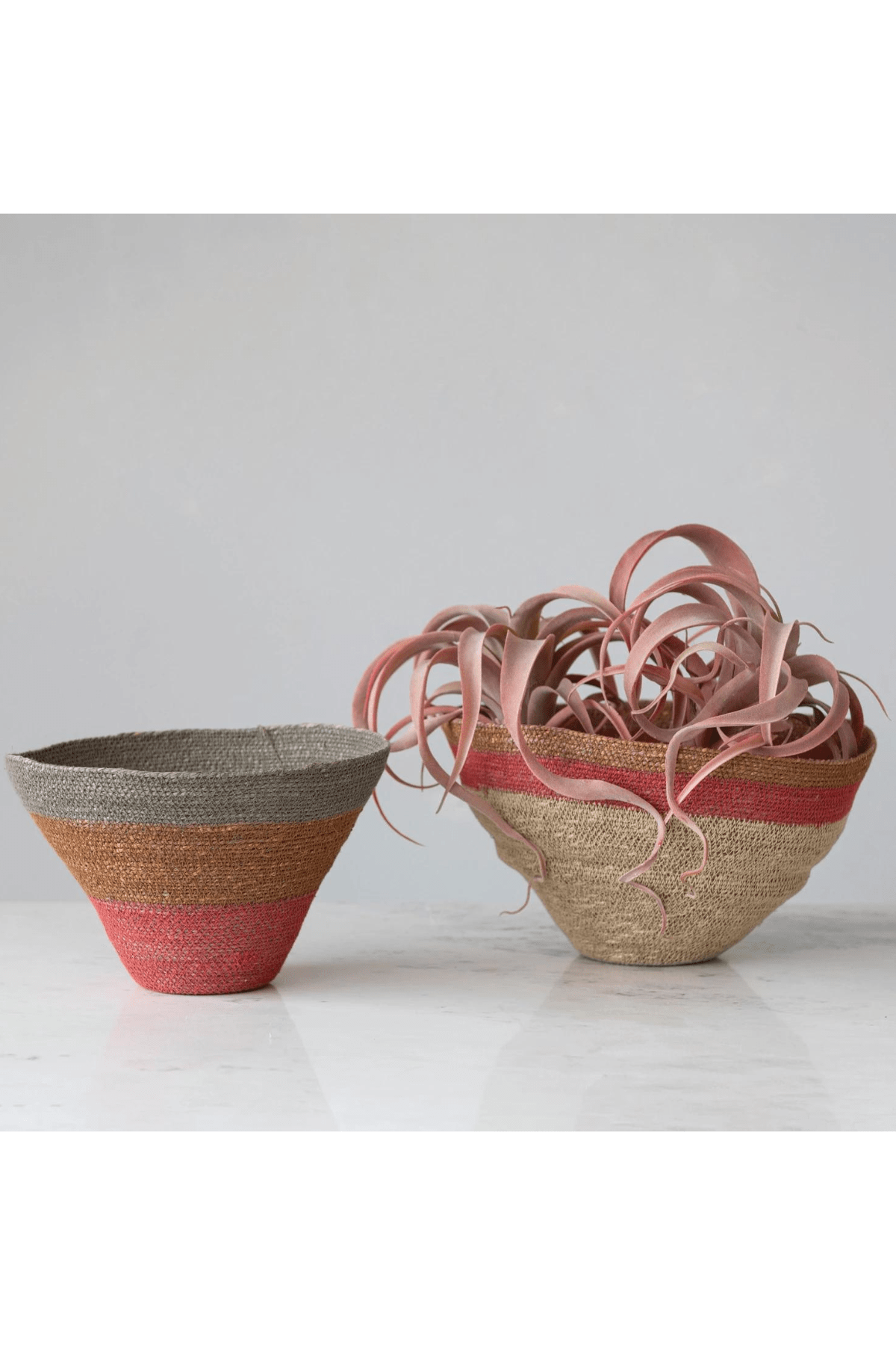 Creative Co-op Creative Co-op Heirloom Hand-Woven Seagrass Nesting Baskets, 2 Styles Available - Little Miss Muffin Children & Home