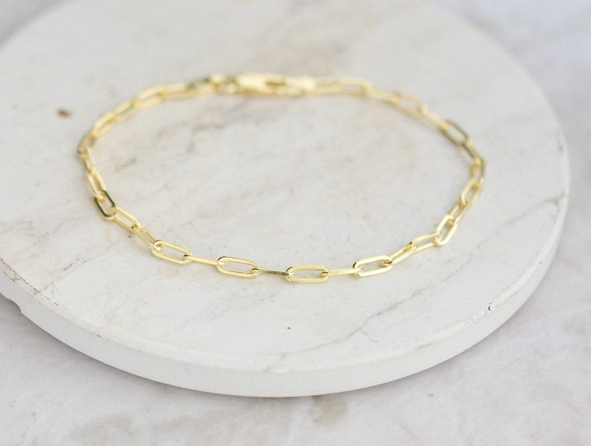 Sosie Designs Sosie Designs Sterling Silver Paper Clip Bracelet - Little Miss Muffin Children & Home