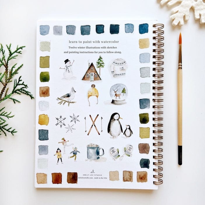 Emily Lex Studio Emily Lex Studio Winter Watercolor Workbook - Little Miss Muffin Children & Home
