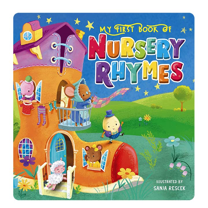 My First Book of Nursery Rhymes Children's Padded Board Book