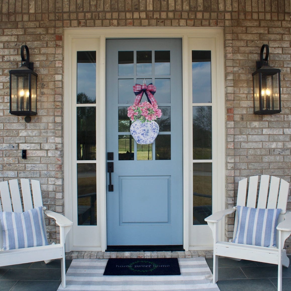 Front Porch Elegance Front Porch Elegance Azaleas in Bloom Door Hanger with Bow - Little Miss Muffin Children & Home