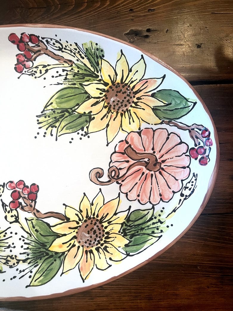 Magnolia Creative Co Magnolia Creative Co Fall Pumpkins Oval Platter - Little Miss Muffin Children & Home