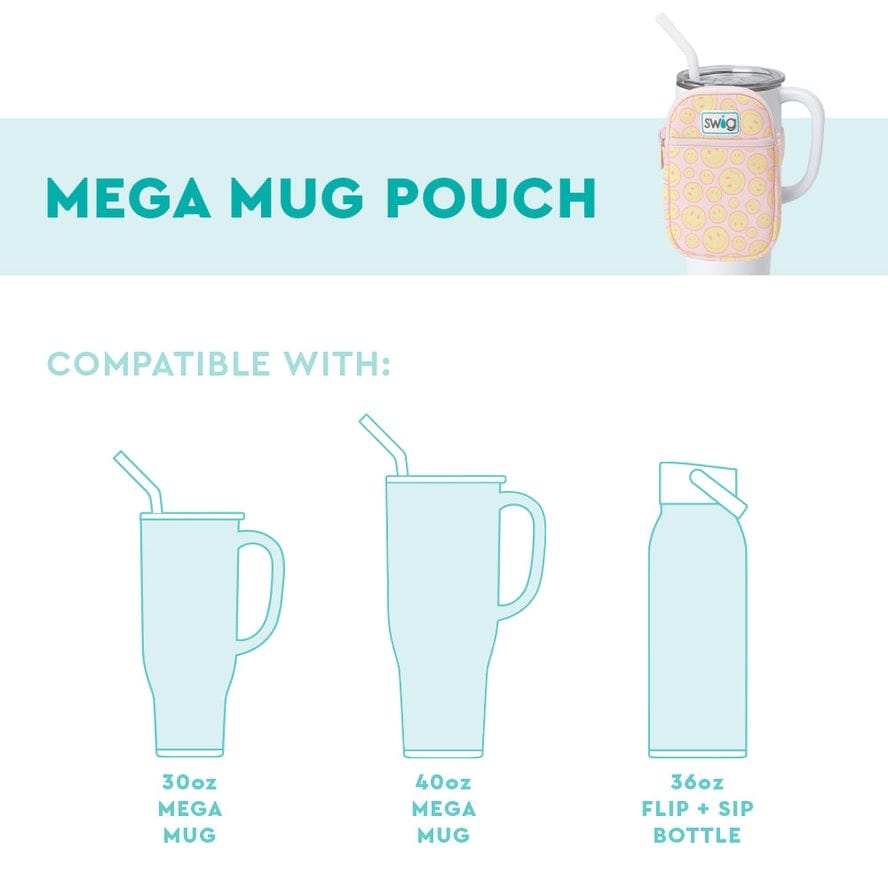 Swig Life Swig Life Bazaar Mega Mug Pouch - Little Miss Muffin Children & Home