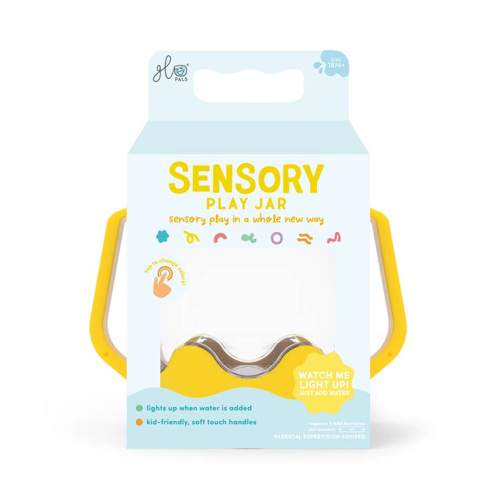 Glo Pals Yellow Sensory Play Jar - Little Miss Muffin Children & Home