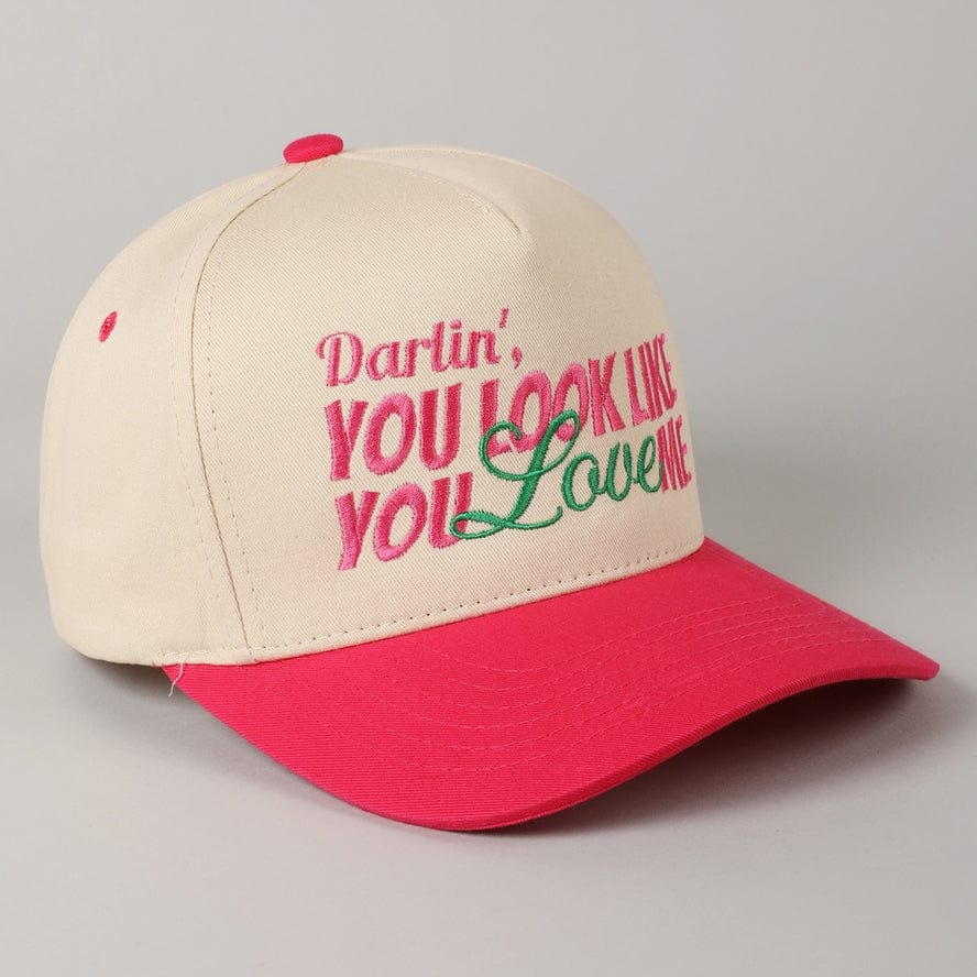 Fashion City Fashion City You Look Like You Love Me Embroidery Trucker Hat - Little Miss Muffin Children & Home