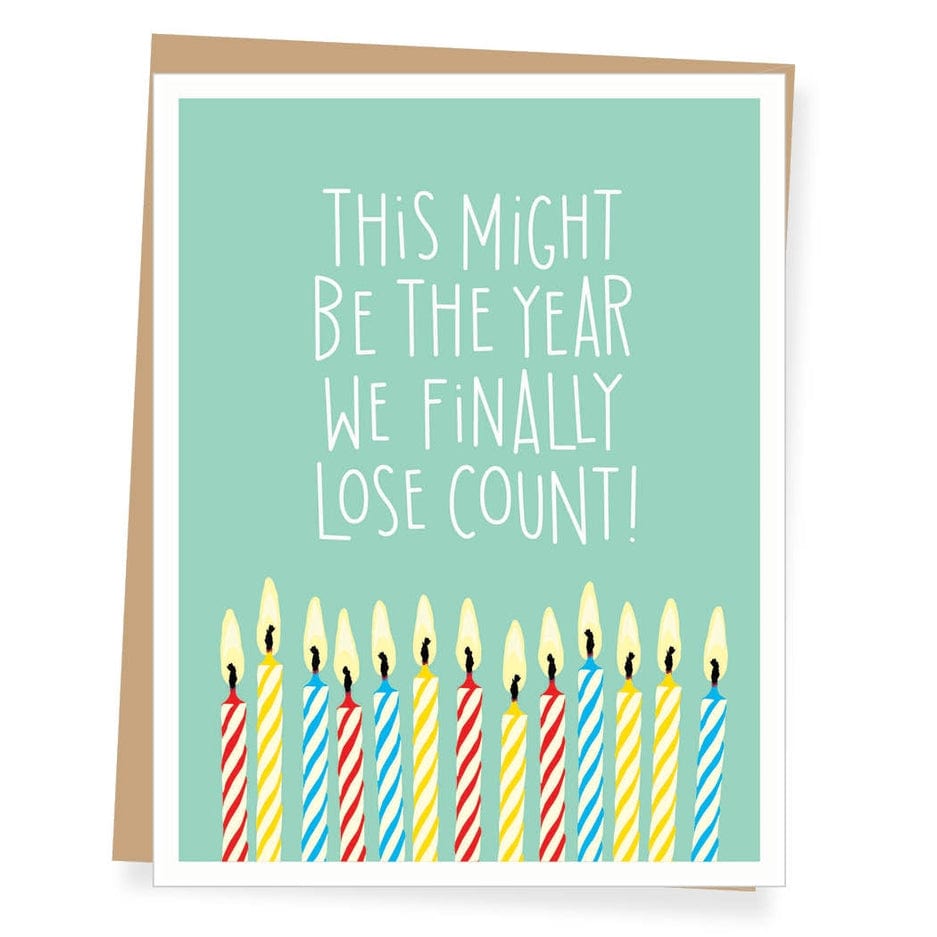 Apartment 2 Cards Apartment 2 Cards Lost Count Birthday Card - Little Miss Muffin Children & Home