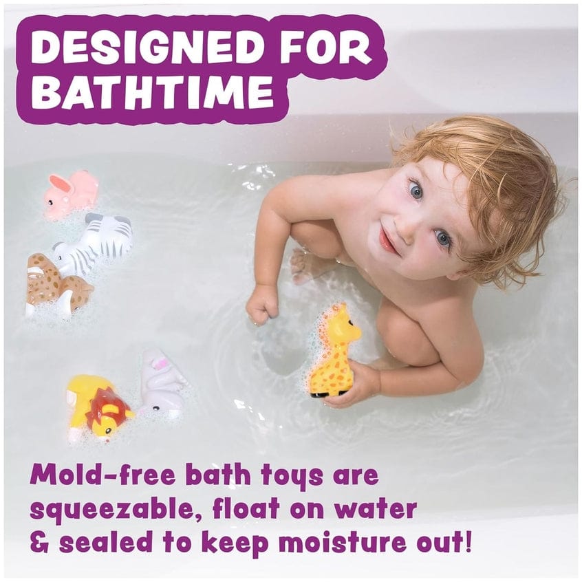 Tub Works Savanna™ Mold Free Bath Toys, 6 Pack - Little Miss Muffin Children & Home