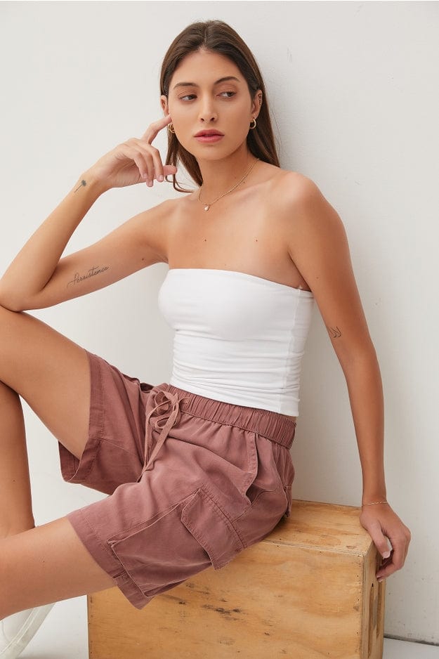 Be Cool Be Cool Tencel Drawstring Cargo Bermuda Shorts - Little Miss Muffin Children & Home