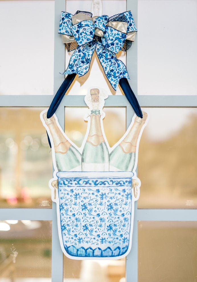 Front Porch Elegance Pop the Bubbly Door Hanger - Little Miss Muffin Children & Home